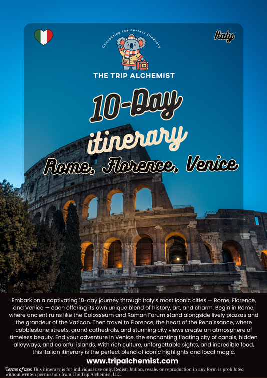 10-Day Rome, Florence, Venice