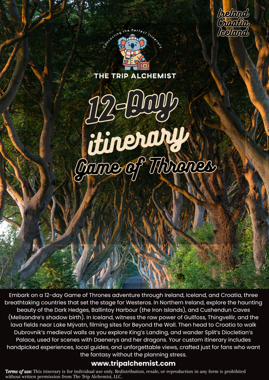 12-Day Game of Thrones Ireland, Iceland, Croatia