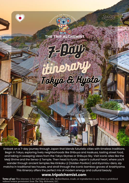 7-Day Japan Tokyo & Kyoto